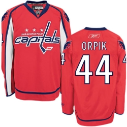 Brooks Orpik Reebok Washington Capitals Authentic Red Home NHL Jersey