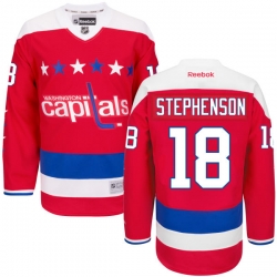 Chandler Stephenson Reebok Washington Capitals Premier Red Alternate Jersey