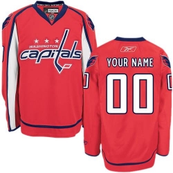 Reebok Washington Capitals Customized Premier Red Home NHL Jersey