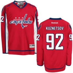 Evgeny Kuznetsov Reebok Washington Capitals Authentic Red Home NHL Jersey