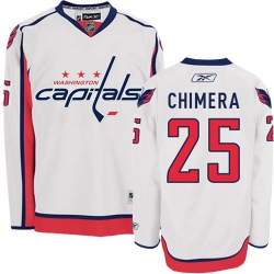 Jason Chimera Reebok Washington Capitals Authentic White Away NHL Jersey