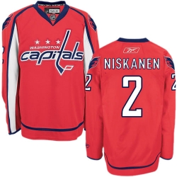 Matt Niskanen Reebok Washington Capitals Authentic Red Home NHL Jersey