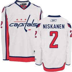 Matt Niskanen Reebok Washington Capitals Authentic White Away NHL Jersey