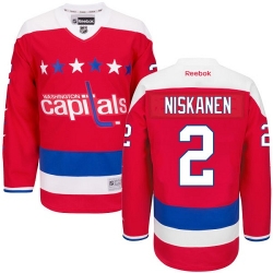 Matt Niskanen Reebok Washington Capitals Authentic Red Third NHL Jersey