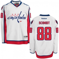 Nate Schmidt Youth Reebok Washington Capitals Authentic White Away Jersey