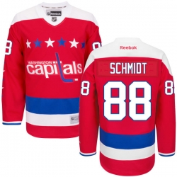 Nate Schmidt Youth Reebok Washington Capitals Authentic Red Alternate Jersey