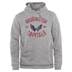 NHL Washington Capitals Heritage Pullover Hoodie - Ash