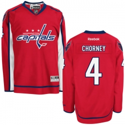 Taylor Chorney Reebok Washington Capitals Authentic Red Home Jersey