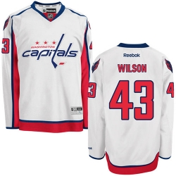 Tom Wilson Reebok Washington Capitals Authentic White Away NHL Jersey