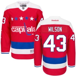 Tom Wilson Reebok Washington Capitals Premier Red Third NHL Jersey
