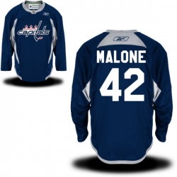 Brad Malone Reebok Washington Capitals Authentic Navy Blue Practice Jersey