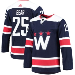 Ethan Bear Men's Adidas Washington Capitals Authentic Navy 2020/21 Alternate Primegreen Pro Jersey