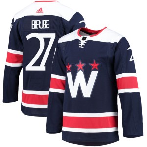 Craig Berube Men's Adidas Washington Capitals Authentic Navy 2020/21 Alternate Primegreen Pro Jersey