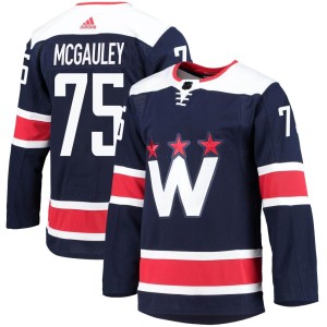 Tim McGauley Men's Adidas Washington Capitals Authentic Navy 2020/21 Alternate Primegreen Pro Jersey
