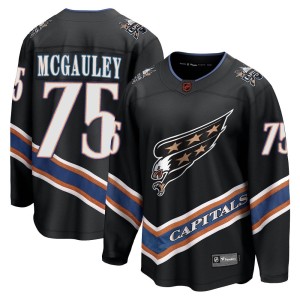 Tim McGauley Men's Fanatics Branded Washington Capitals Breakaway Black Special Edition 2.0 Jersey