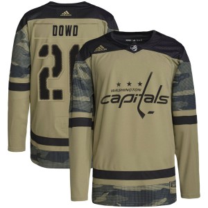 Nic Dowd Men's Adidas Washington Capitals Authentic Camo Military Appreciation Practice Jersey