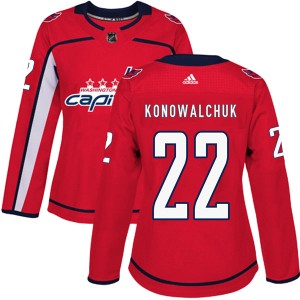 Steve Konowalchuk Women's Adidas Washington Capitals Authentic Red Home Jersey