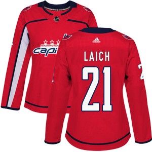 Brooks Laich Women's Adidas Washington Capitals Authentic Red Home Jersey