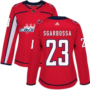 Michael Sgarbossa Women's Adidas Washington Capitals Authentic Red Home Jersey