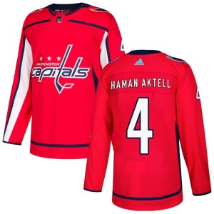 Hardy Haman Aktell Youth Adidas Washington Capitals Authentic Red Home Jersey