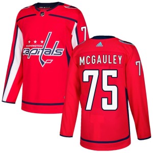 Tim McGauley Youth Adidas Washington Capitals Authentic Red Home Jersey