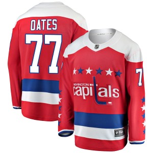 Adam Oates Men's Fanatics Branded Washington Capitals Breakaway Red Alternate Jersey