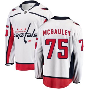 Tim McGauley Men's Fanatics Branded Washington Capitals Breakaway White Away Jersey