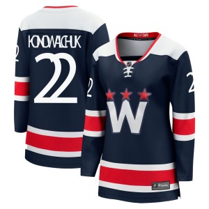 Steve Konowalchuk Women's Fanatics Branded Washington Capitals Premier Navy zied Breakaway 2020/21 Alternate Jersey