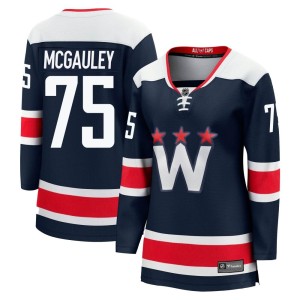 Tim McGauley Women's Fanatics Branded Washington Capitals Premier Navy zied Breakaway 2020/21 Alternate Jersey
