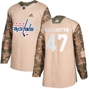 Beck Malenstyn Youth Adidas Washington Capitals Authentic Camo Veterans Day Practice Jersey
