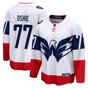 T.J. Oshie Men's Fanatics Branded Washington Capitals Breakaway White 2023 Stadium Series Jersey