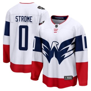 Matthew Strome Men's Fanatics Branded Washington Capitals Breakaway White 2023 Stadium Series Jersey
