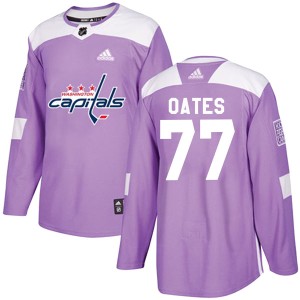 Adam Oates Youth Adidas Washington Capitals Authentic Purple Fights Cancer Practice Jersey