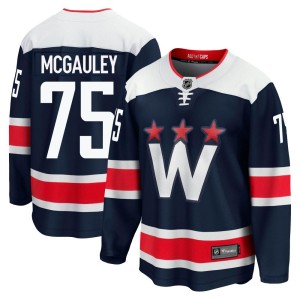 Tim McGauley Men's Fanatics Branded Washington Capitals Premier Navy zied Breakaway 2020/21 Alternate Jersey