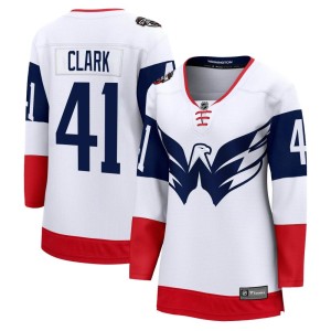 Chase Clark Women's Fanatics Branded Washington Capitals Breakaway White 2023 Stadium Series Jersey