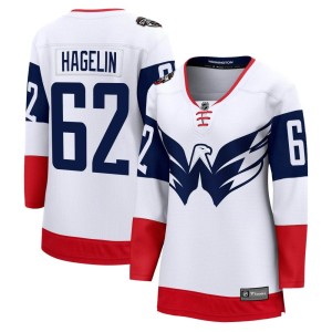 Carl Hagelin Women's Fanatics Branded Washington Capitals Breakaway White 2023 Stadium Series Jersey