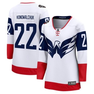 Steve Konowalchuk Women's Fanatics Branded Washington Capitals Breakaway White 2023 Stadium Series Jersey
