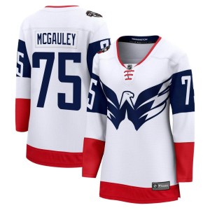 Tim McGauley Women's Fanatics Branded Washington Capitals Breakaway White 2023 Stadium Series Jersey