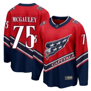 Tim McGauley Men's Fanatics Branded Washington Capitals Breakaway Red 2020/21 Special Edition Jersey