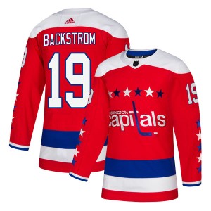 Nicklas Backstrom Youth Adidas Washington Capitals Authentic Red Alternate Jersey