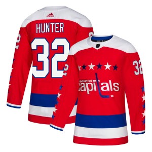 Dale Hunter Youth Adidas Washington Capitals Authentic Red Alternate Jersey