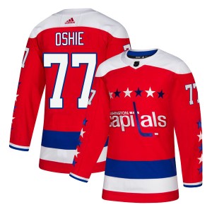 T.J. Oshie Youth Adidas Washington Capitals Authentic Red Alternate Jersey