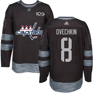 Alex Ovechkin Youth Washington Capitals Authentic Black 1917-2017 100th Anniversary Jersey