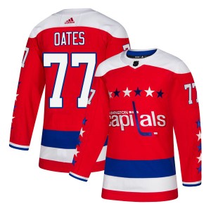 Adam Oates Men's Adidas Washington Capitals Authentic Red Alternate Jersey