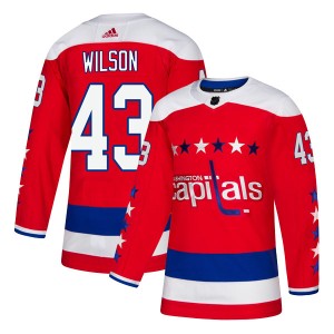 Tom Wilson Men's Adidas Washington Capitals Authentic Red Alternate Jersey