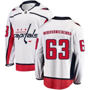 Ivan Miroshnichenko Youth Fanatics Branded Washington Capitals Breakaway White Away Jersey