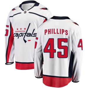Matthew Phillips Youth Fanatics Branded Washington Capitals Breakaway White Away Jersey