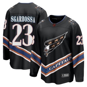 Michael Sgarbossa Men's Fanatics Branded Washington Capitals Breakaway Black Special Edition 2.0 Jersey