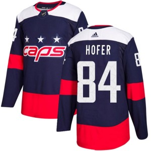 Ryan Hofer Youth Adidas Washington Capitals Authentic Navy Blue 2018 Stadium Series Jersey