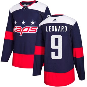Ryan Leonard Youth Adidas Washington Capitals Authentic Navy Blue 2018 Stadium Series Jersey